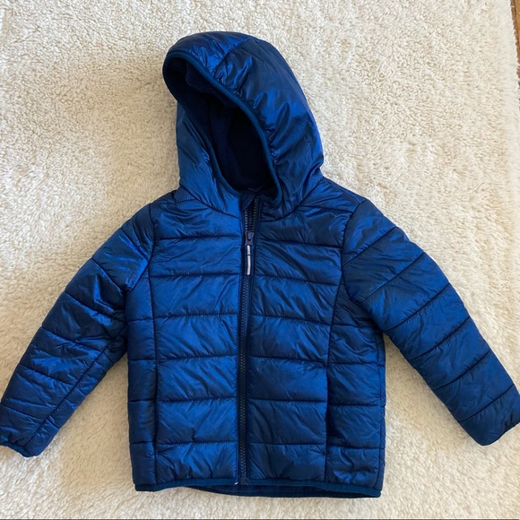 Cat & Jack Kids Blue Puffer Jacket Size 3t
